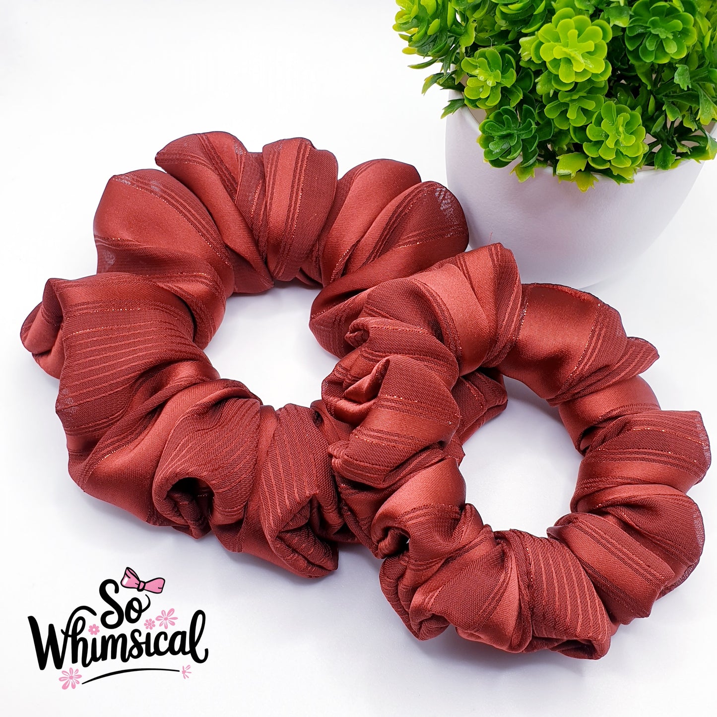 Adeline-in-Wine Scrunchies (2 Sizes)