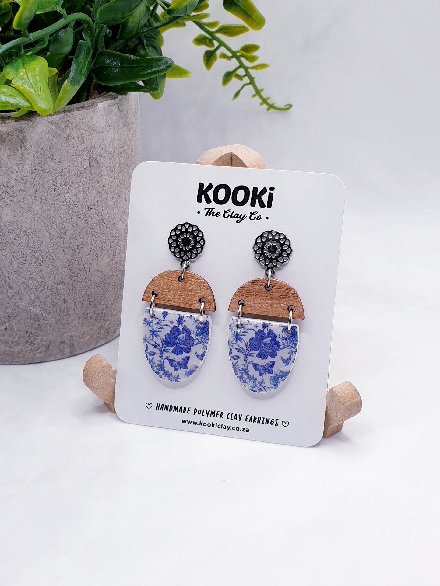 Blue Vintage Dangles