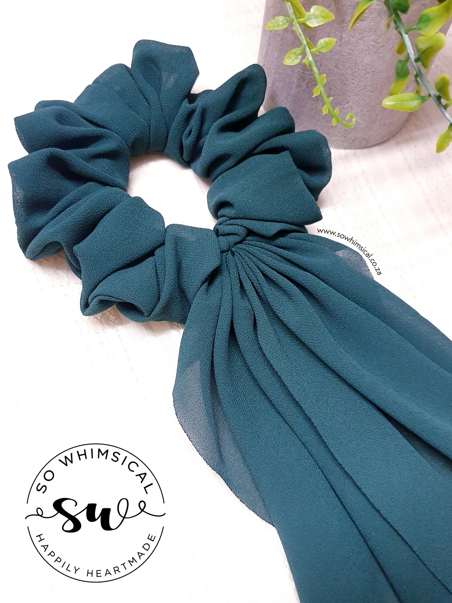 Bottle Green LT Scrunchie