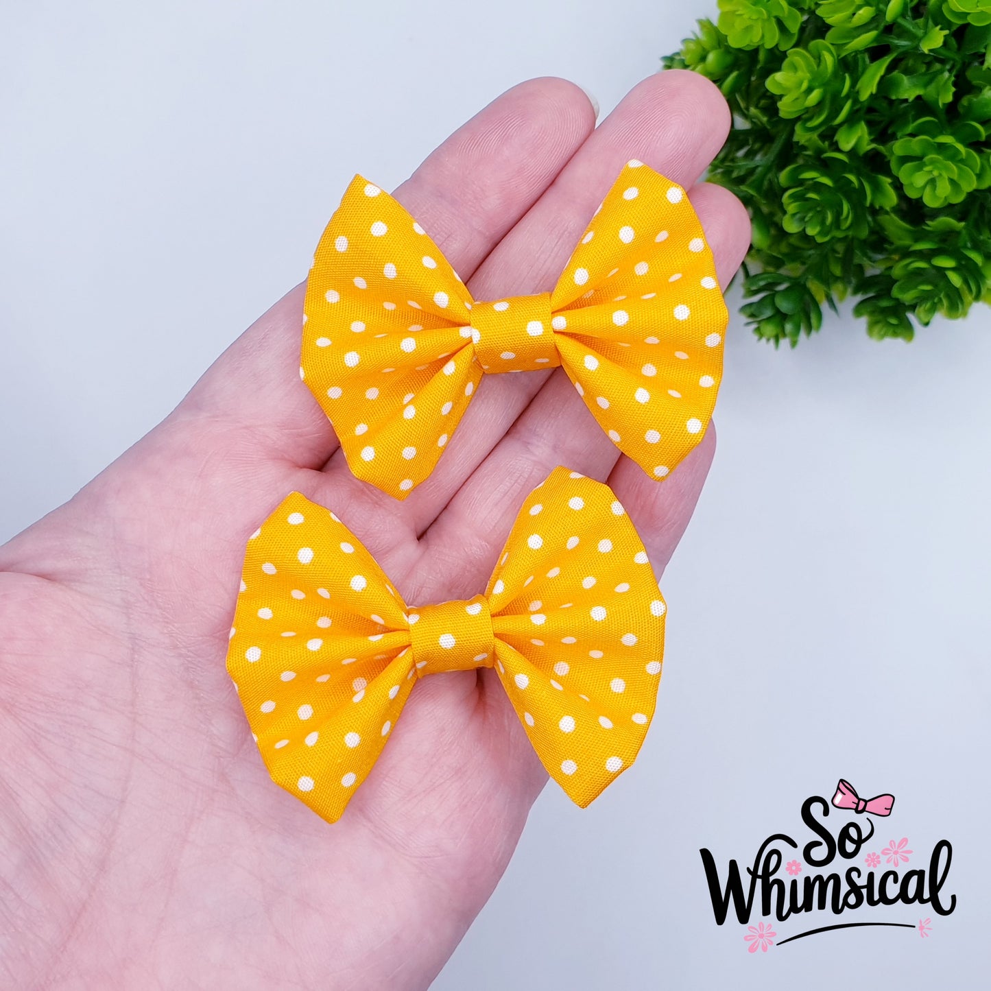 Marigold Butterfly Bows (Size Options)