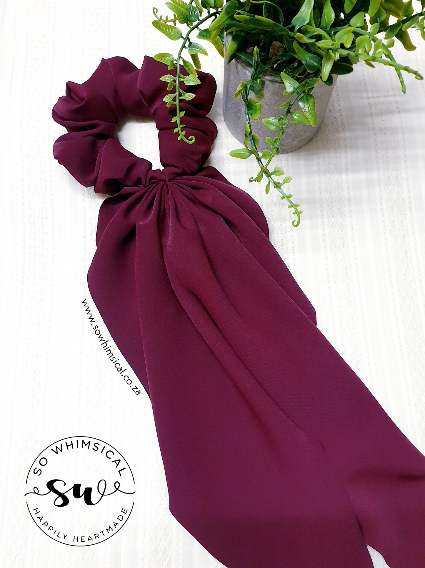 Maroon LT Scrunchie
