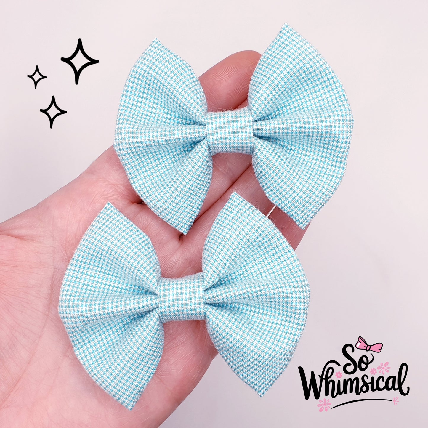 Matilda in Giggly Green (2 Small Bows)