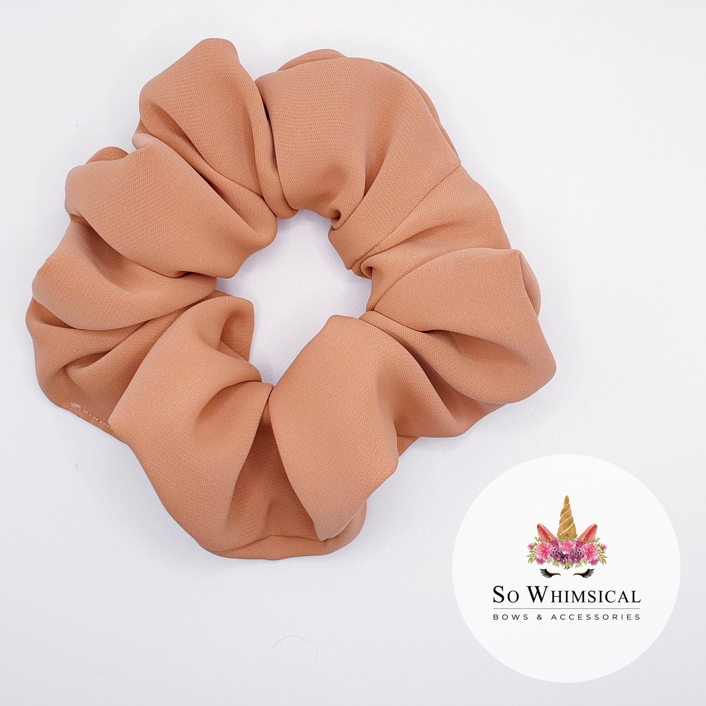Matte Caramel Scrunchie Medium