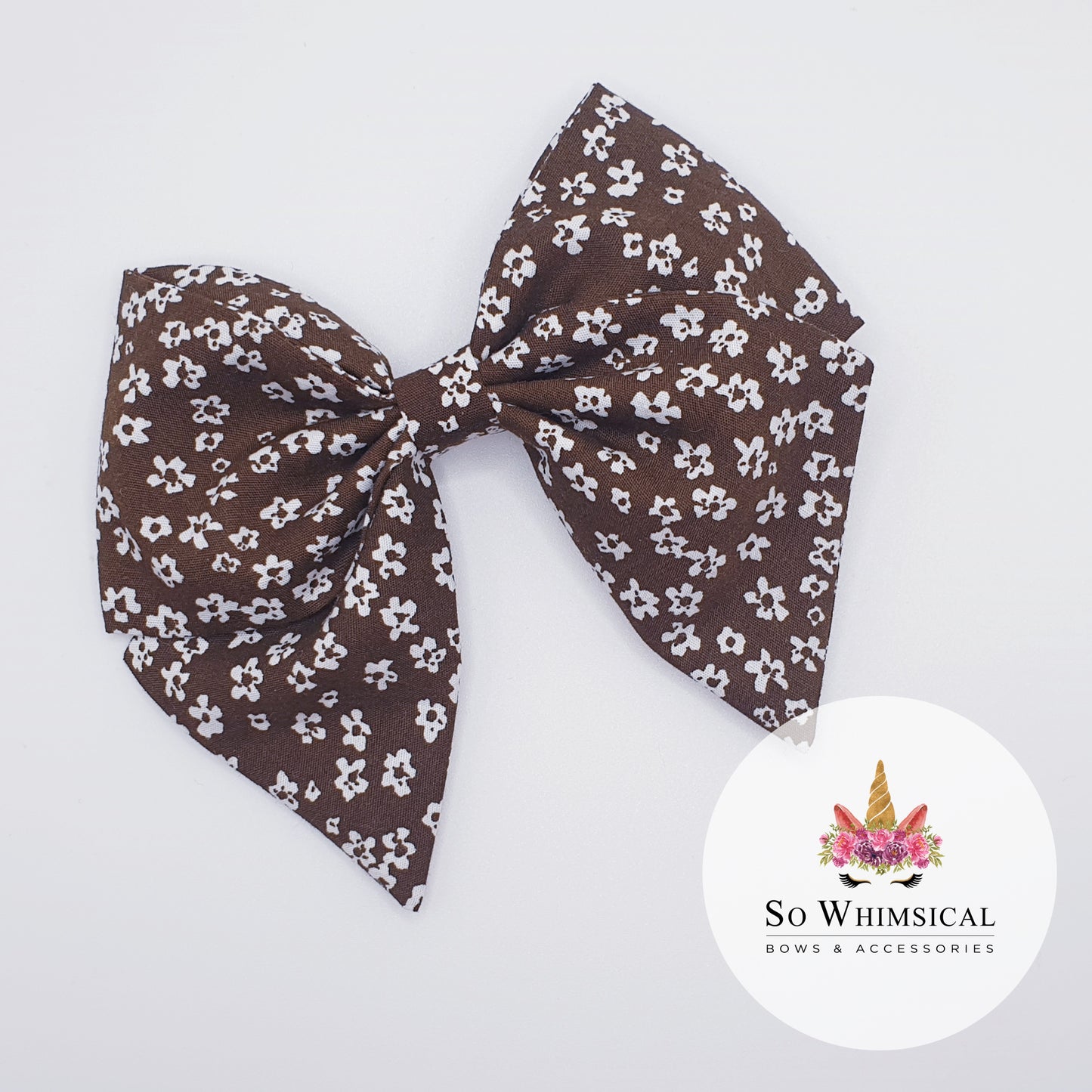 Mocca Brown Sailors Bow