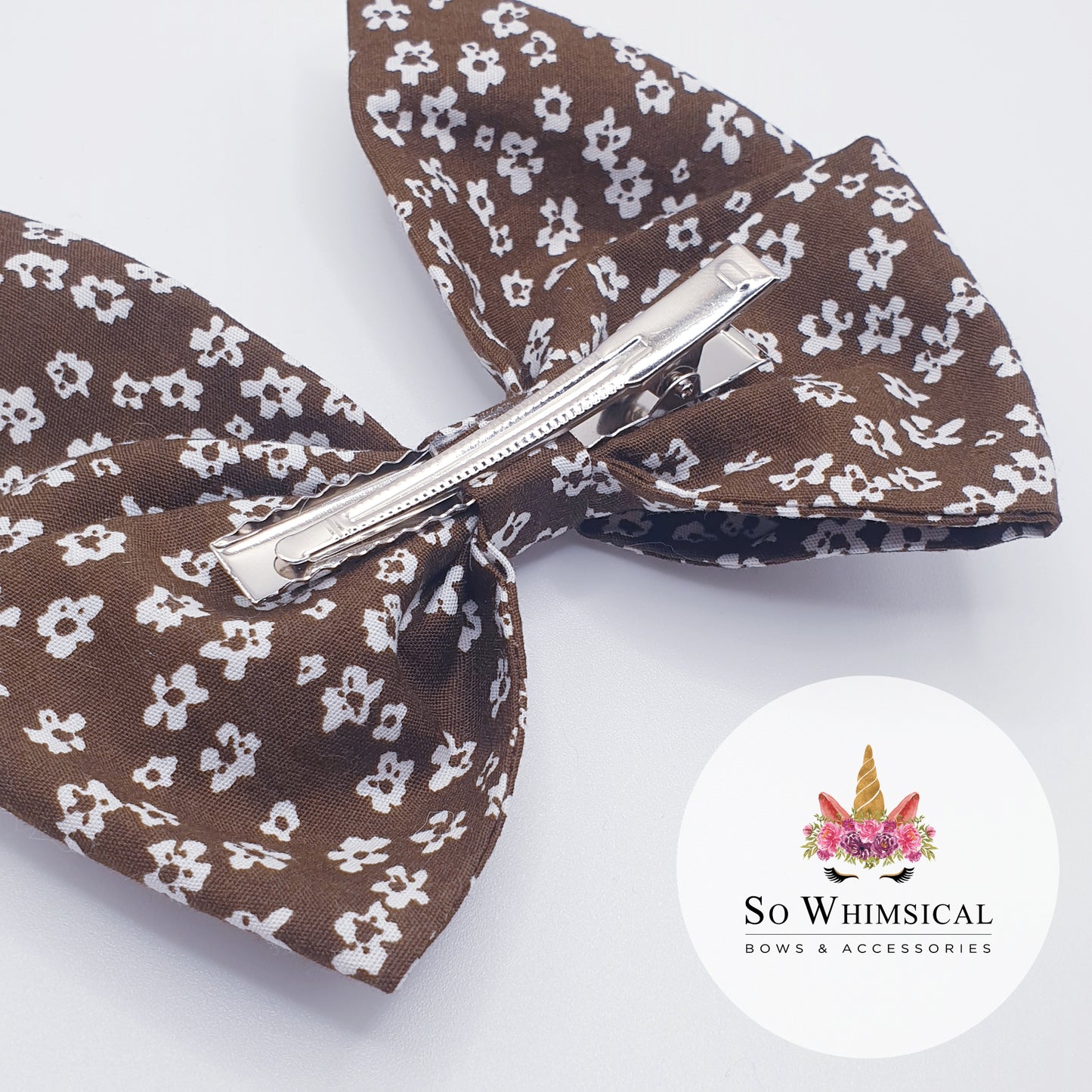 Mocca Brown Sailors Bow