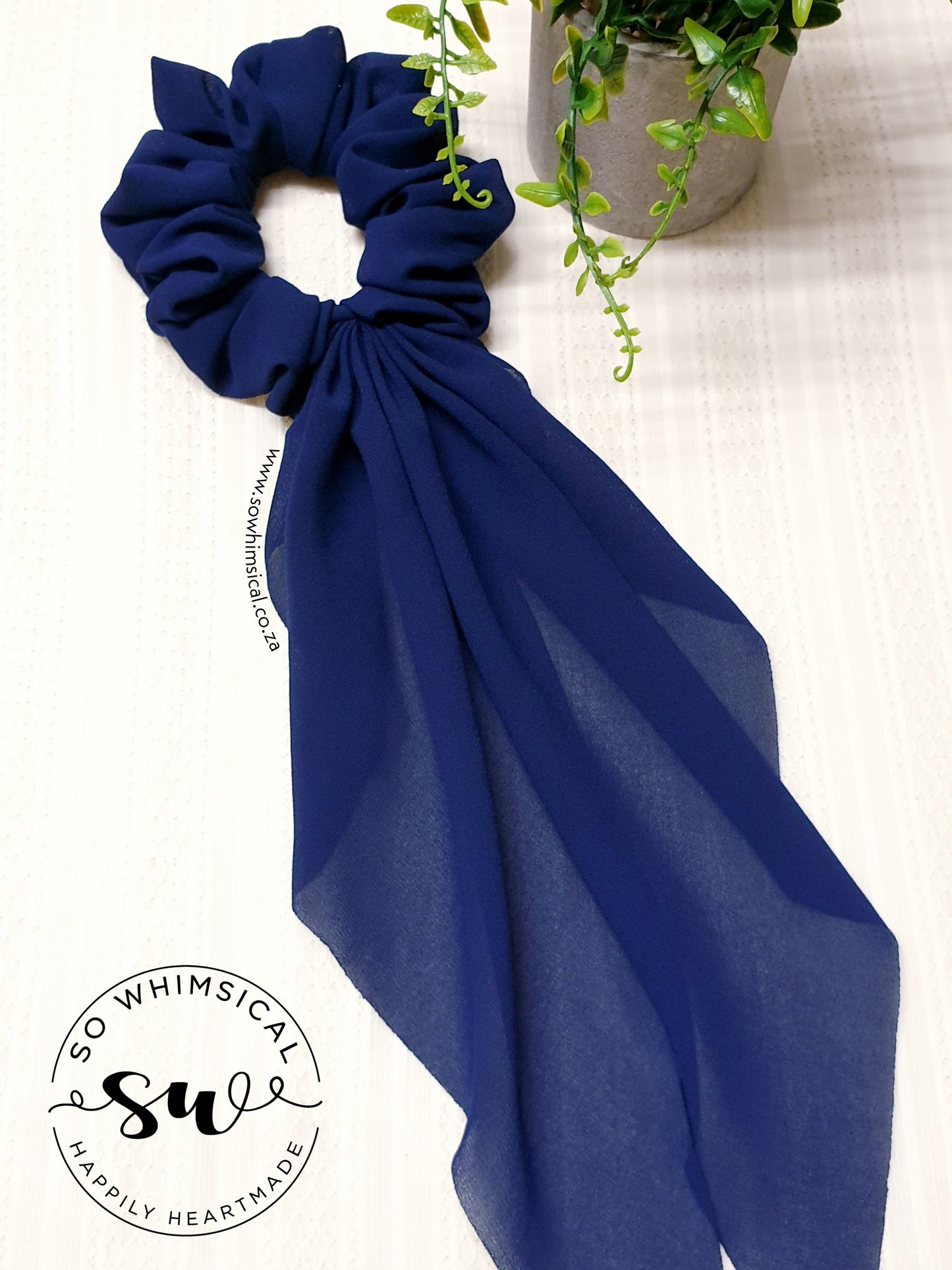 Navy LT Scrunchie