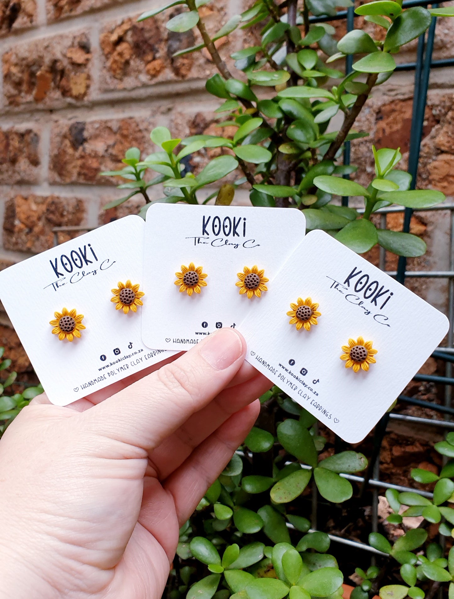 Petite Sunflower Studs