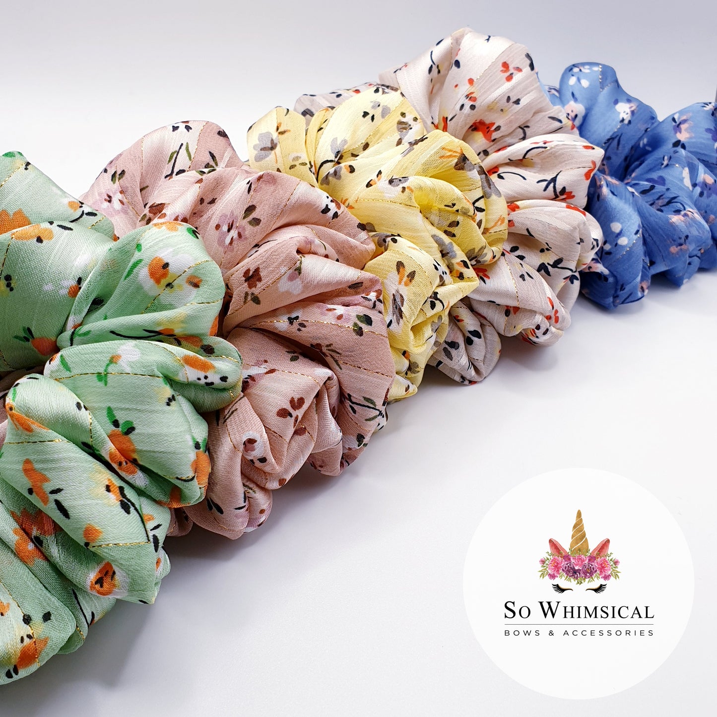 Summer Fields Bundle Medium Scrunchies
