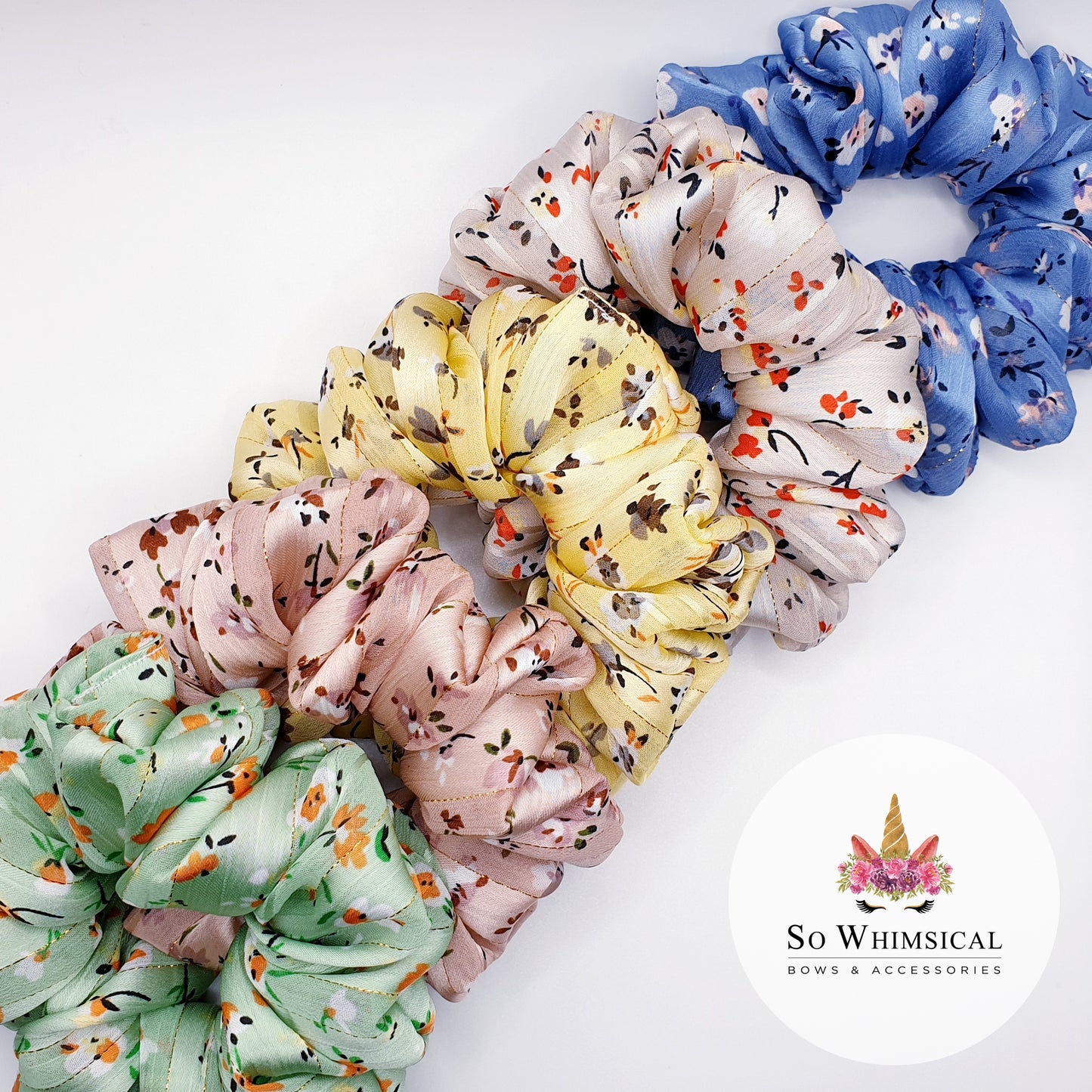 Summer Fields Bundle Medium Scrunchies