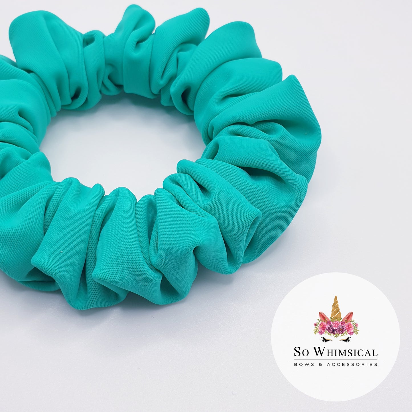 Swim Scrunchie Small Ocean Green