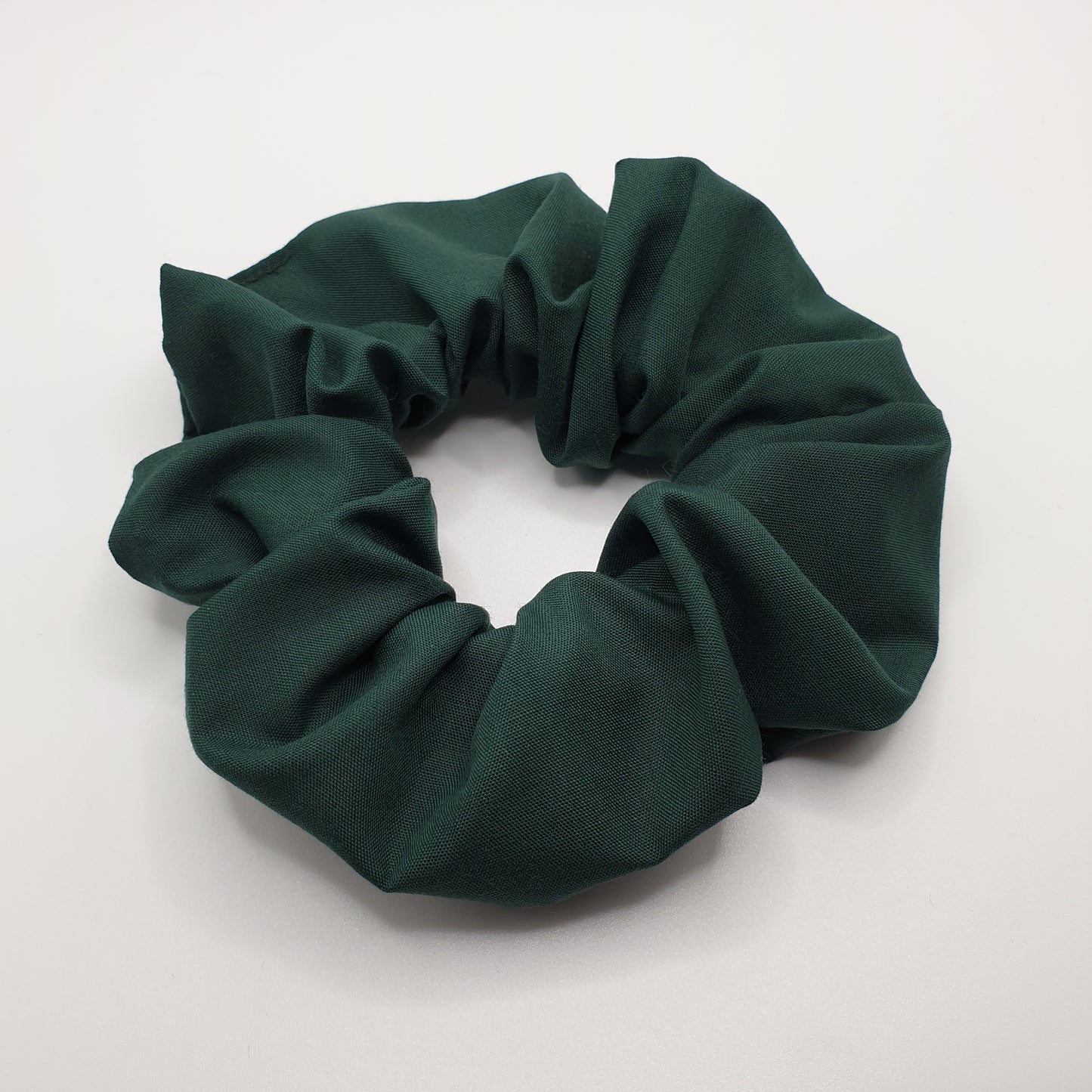 Bottle Green School Scrunchie