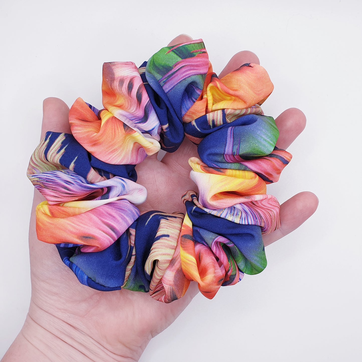 Matte Colour Splash Scrunchie Medium