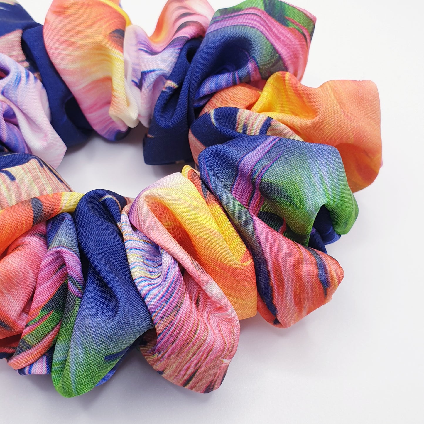 Matte Colour Splash Scrunchie Medium