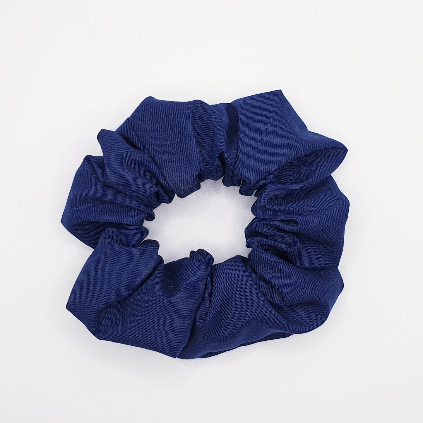 Navy Blue School Scrunchie