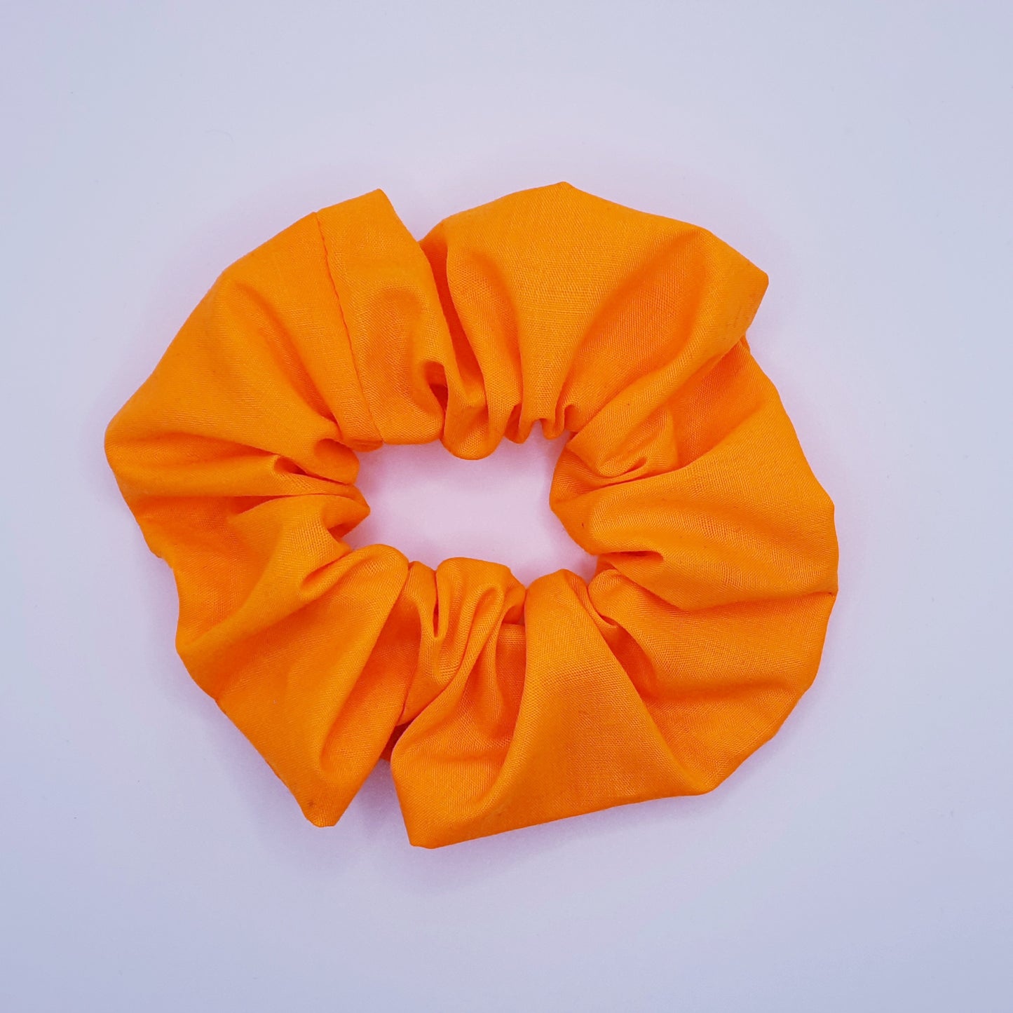Bright Orange School Scrunchie