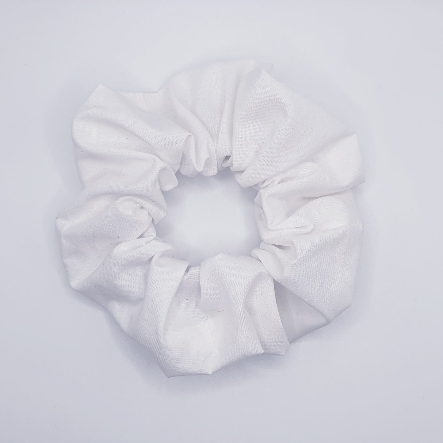 White School Scrunchie
