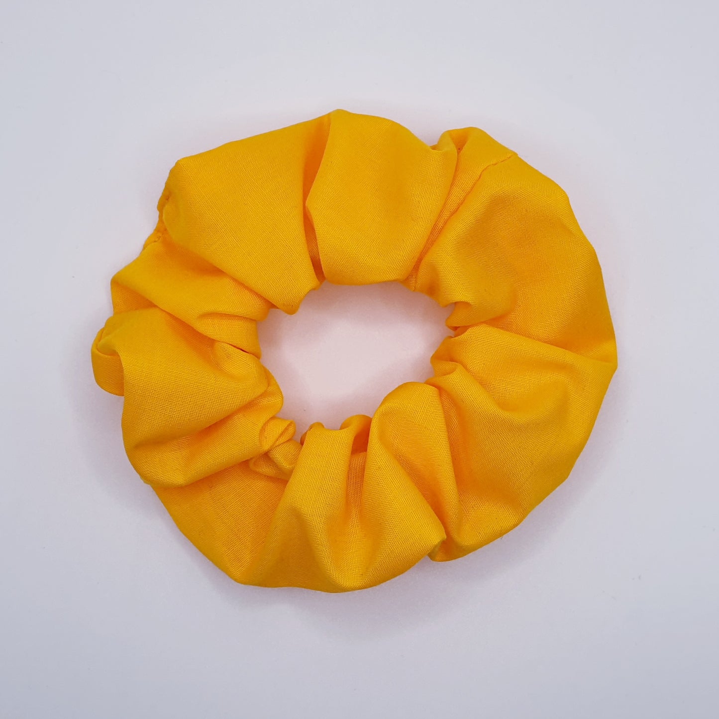 Golden Yellow School Scrunchie