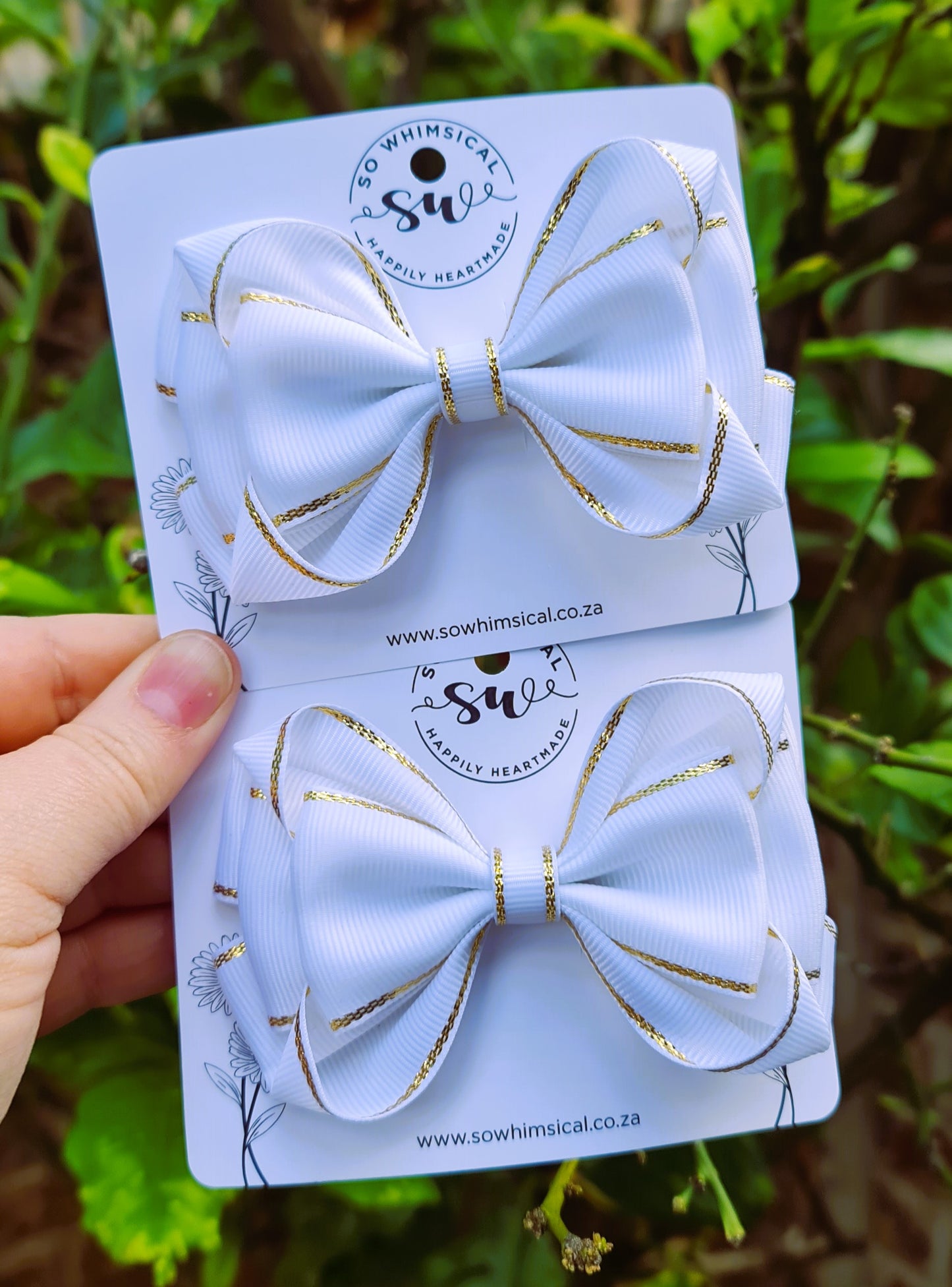 Bianca in White & Gold