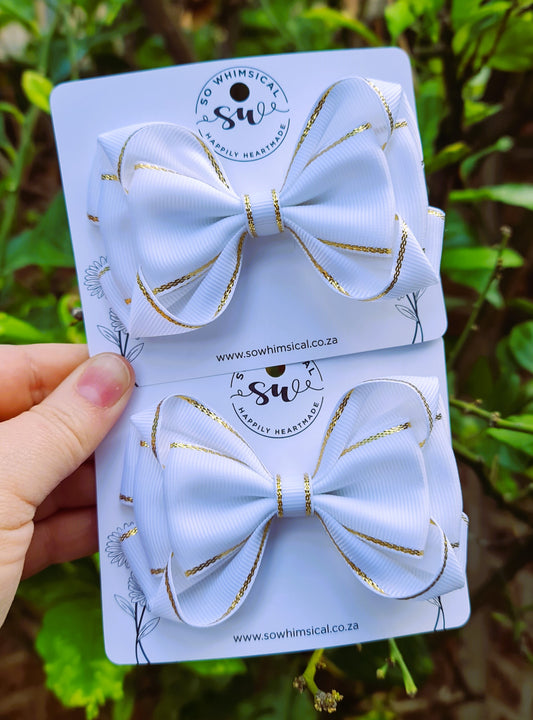 Bianca in White & Gold