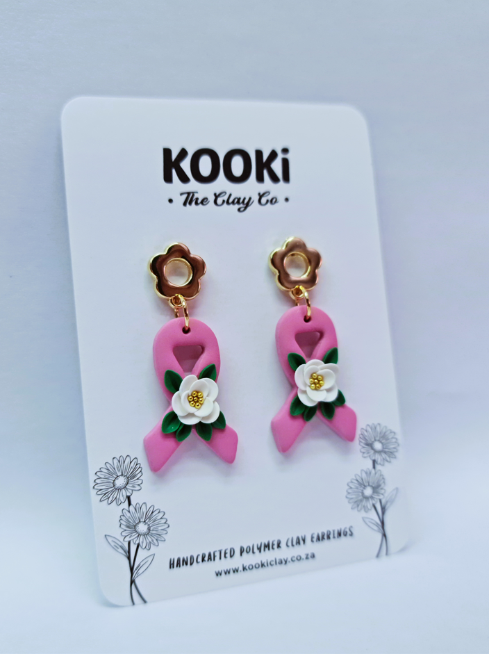 Breast Cancer Ribbons (Silver or Gold)