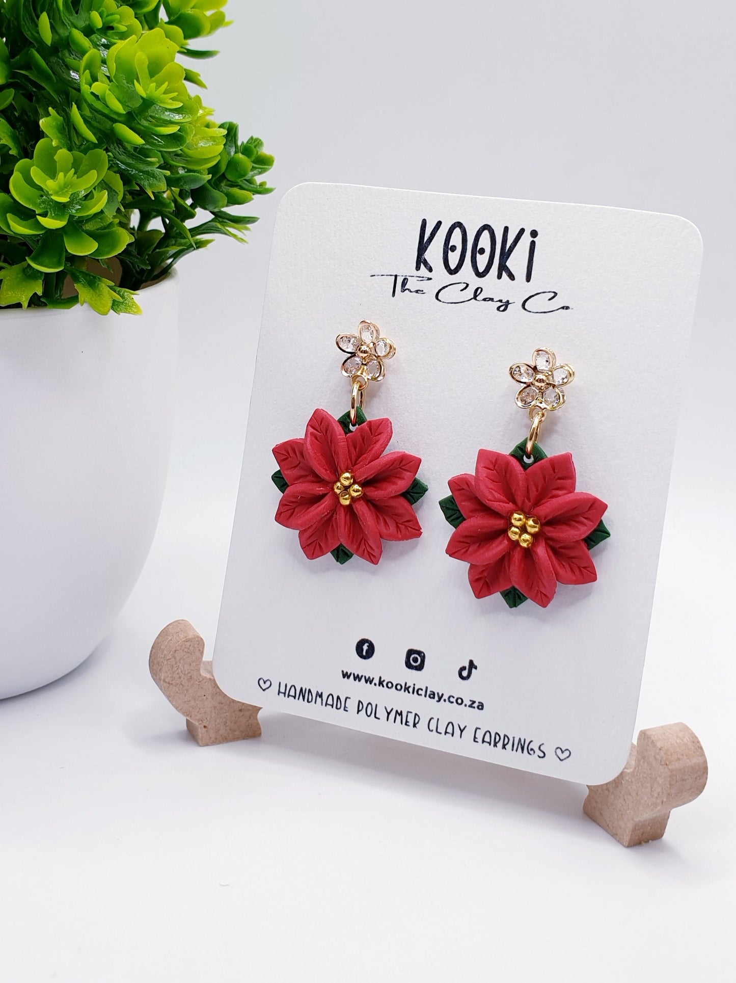 Dangly Poinsettias