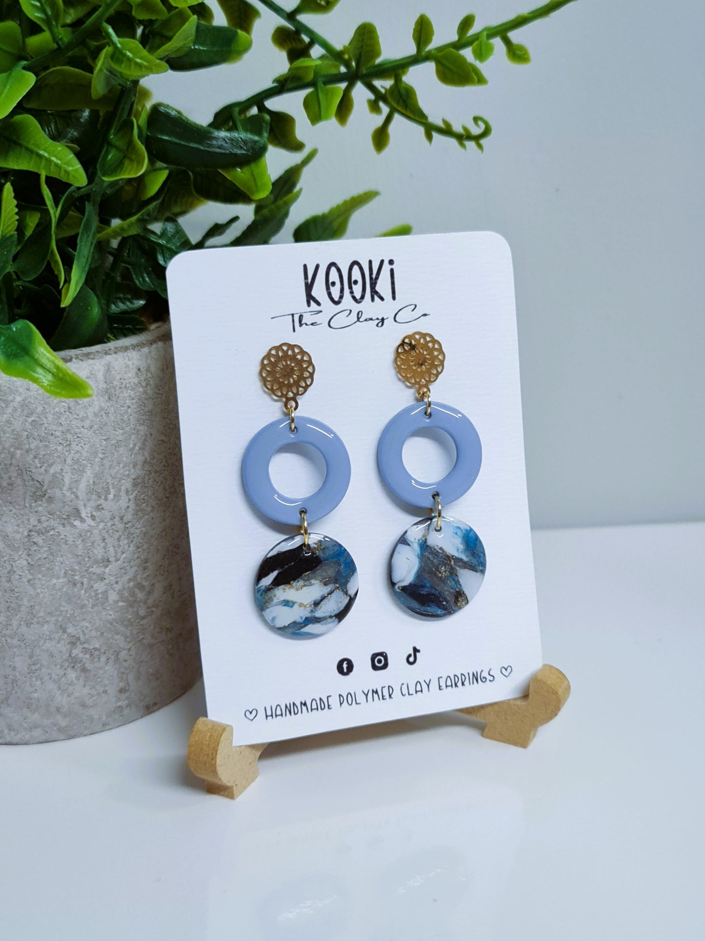 KC1892/2 - Zara Circle Dangles