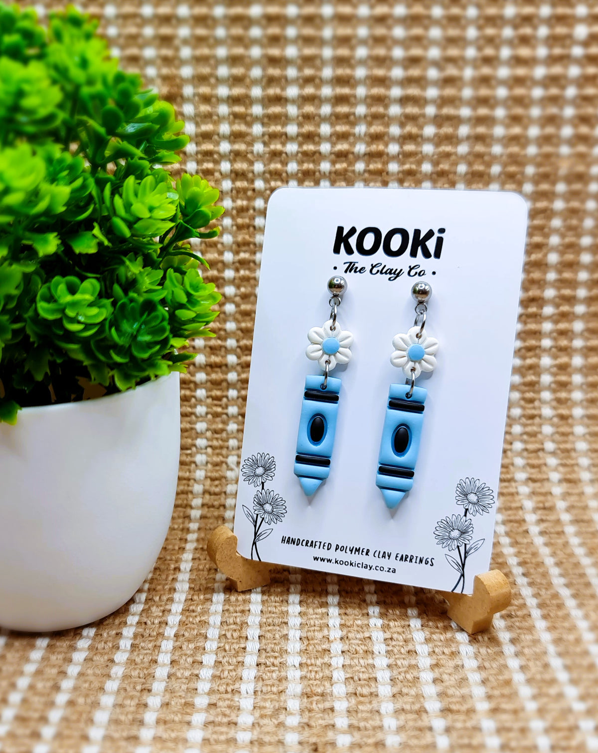 KC - Daisy Crayon Dangles