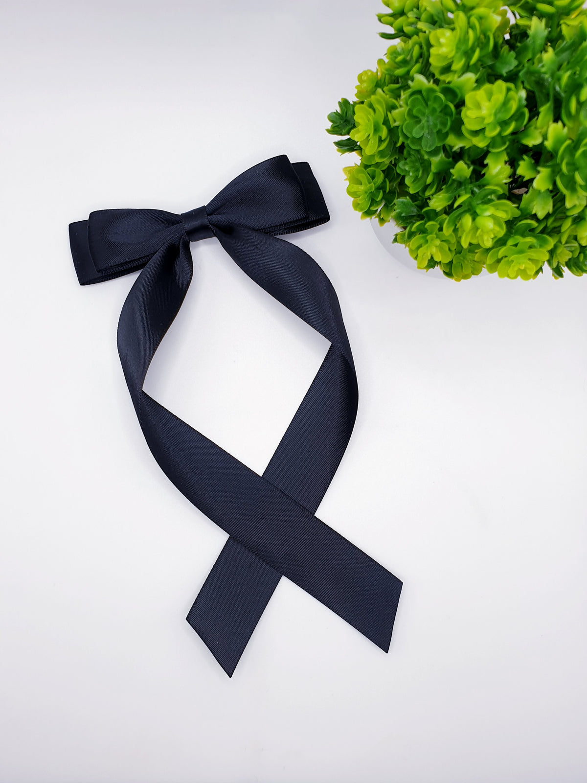 Long Tailed Ribbons SW5216 - Long Tail Ribbon Bow - Black – So Whimsical