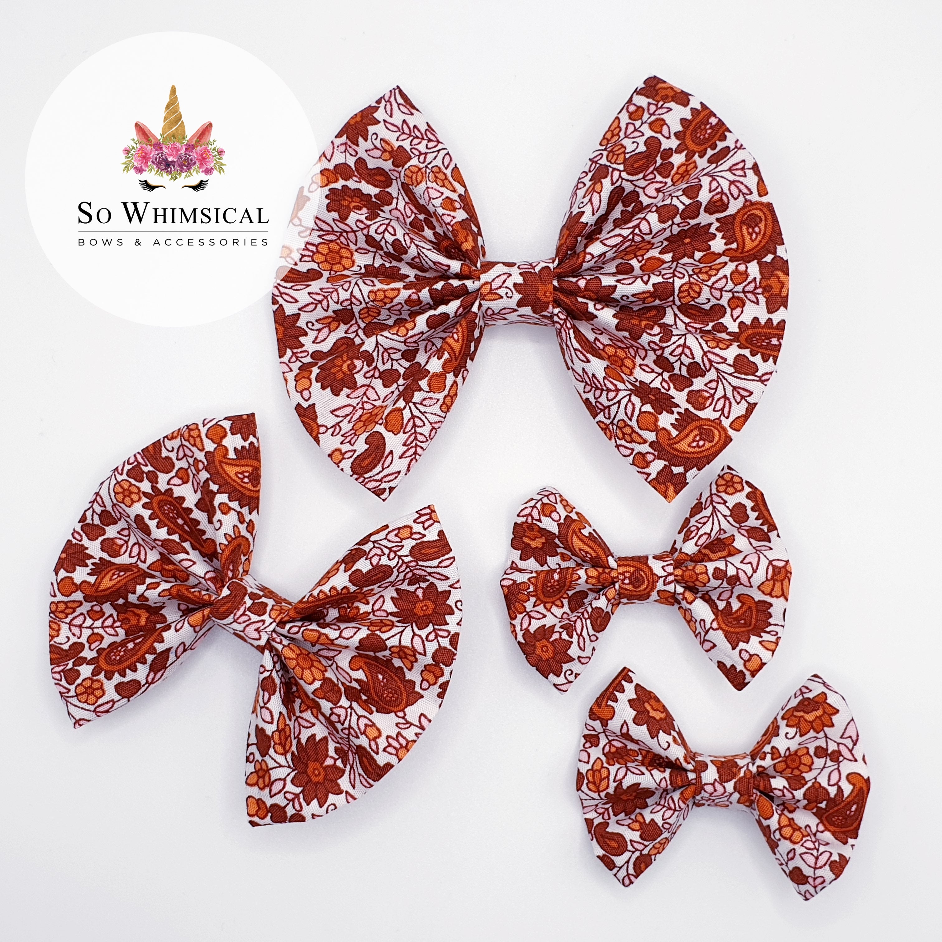 SW5206 - Maple Butterfly Bows (Size Options) – So Whimsical