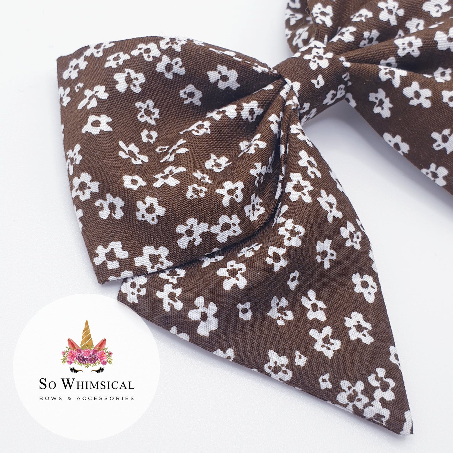 Mocca Brown Sailors Bow