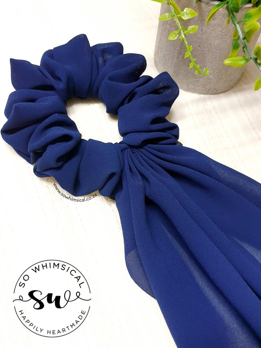 Navy LT Scrunchie