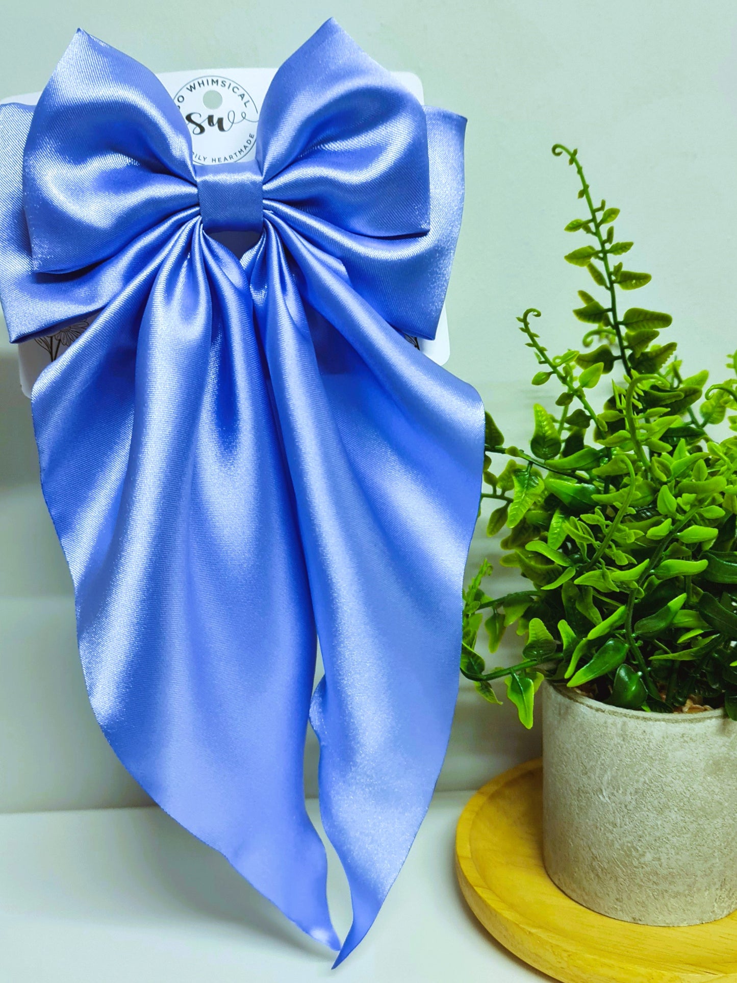 SW5343 - Deluxe Bow Baby Blue Satin