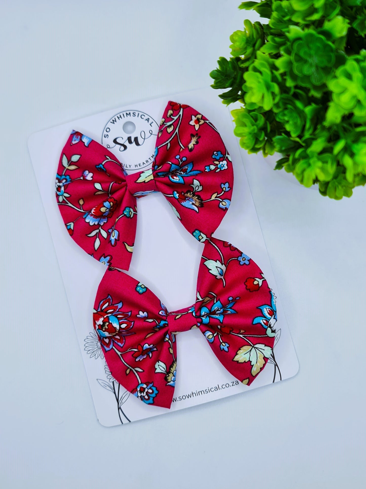 SW5349 - Cherise Butterfly Bows (Options)