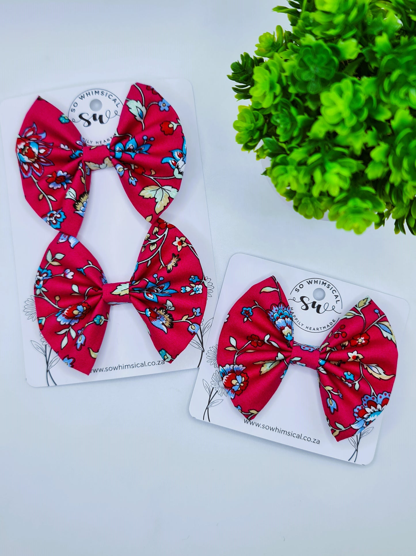 SW5349 - Cherise Butterfly Bows (Options)