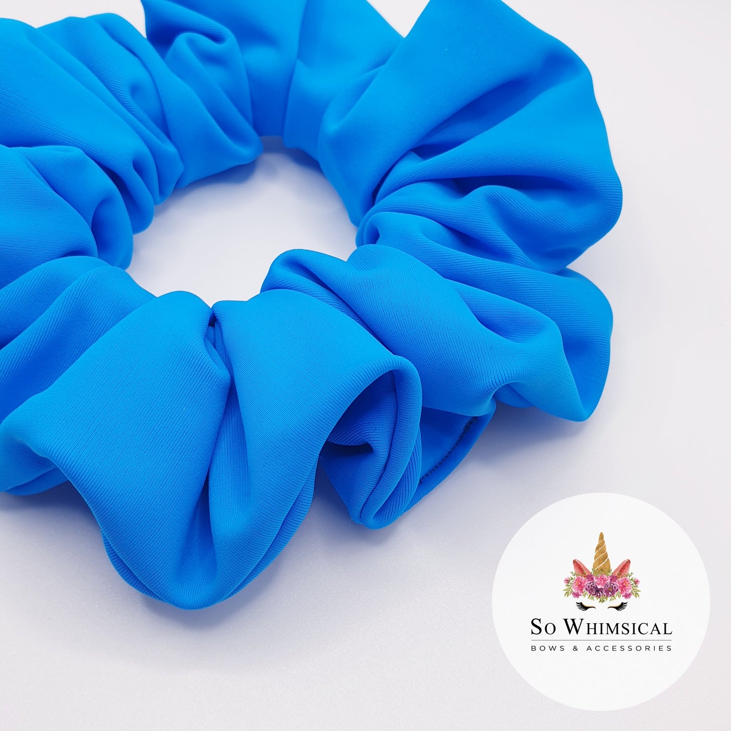 Swim Scrunchie Medium Blue