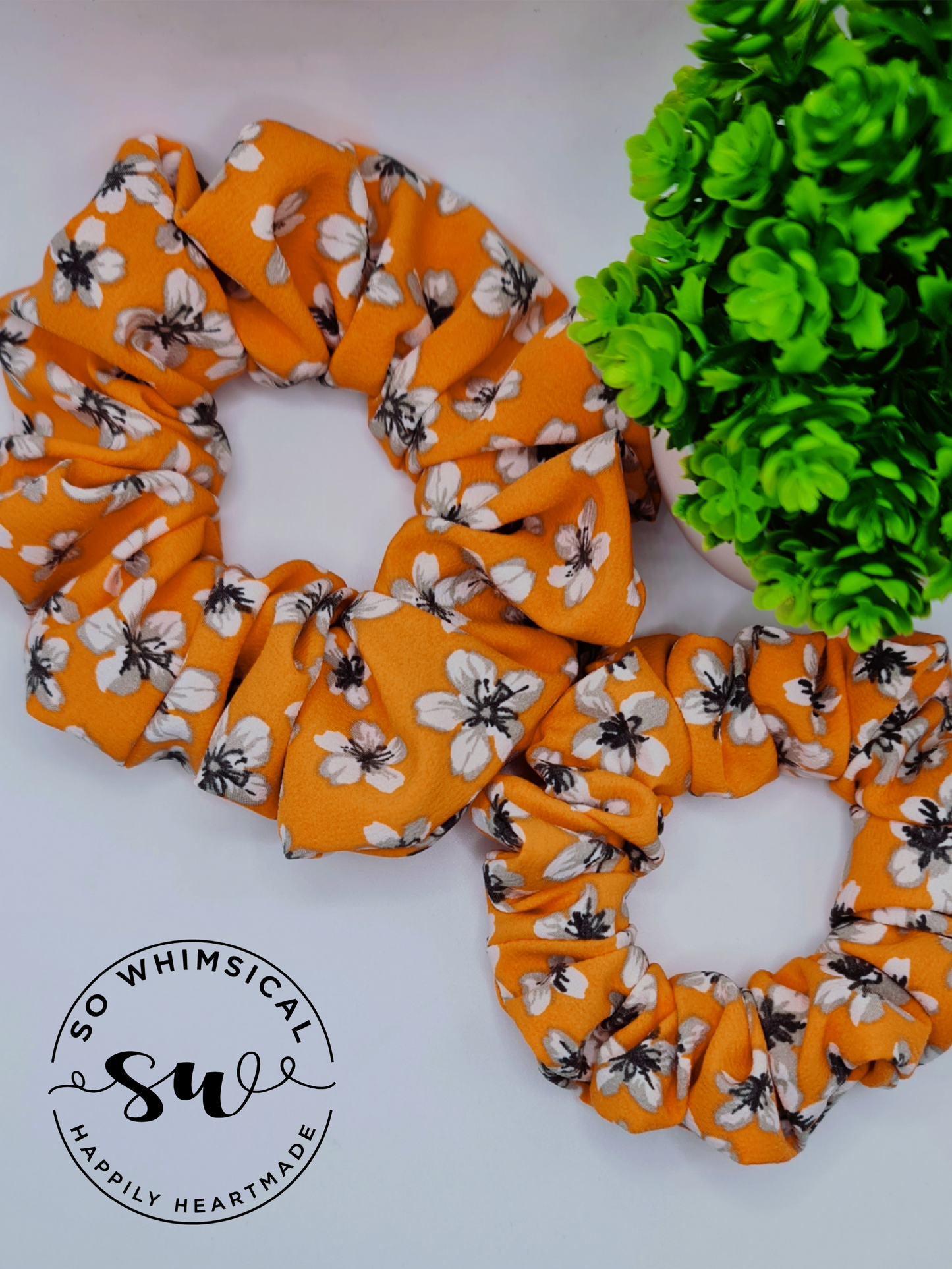 Tangerine & Florals (2 Sizes)