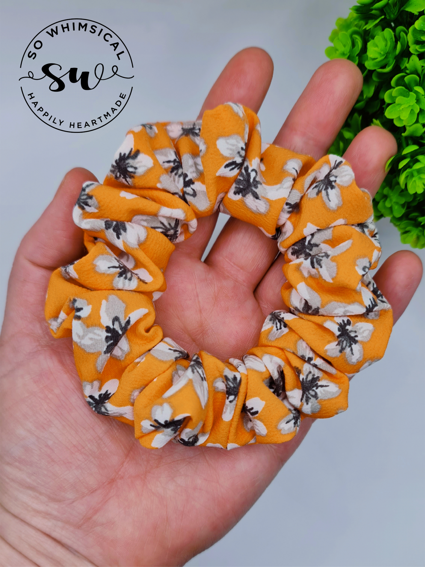Tangerine & Florals (2 Sizes)