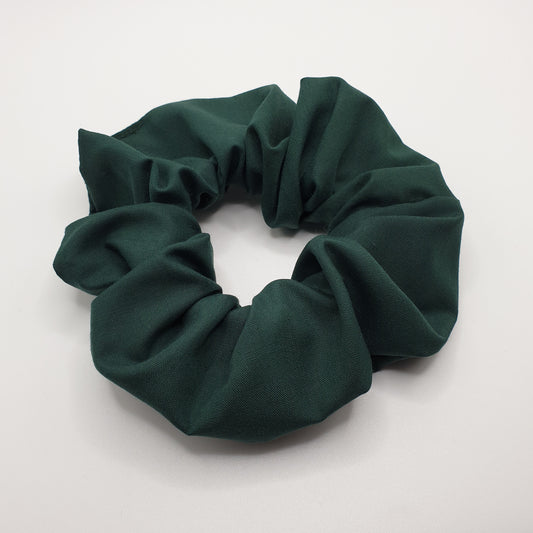 Bottle Green School Scrunchie