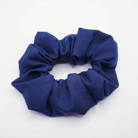 Navy Blue School Scrunchie