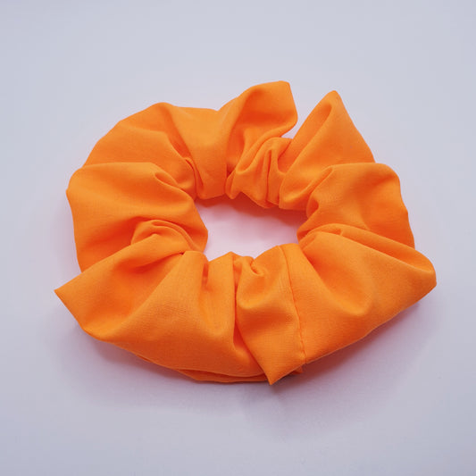 Bright Orange School Scrunchie