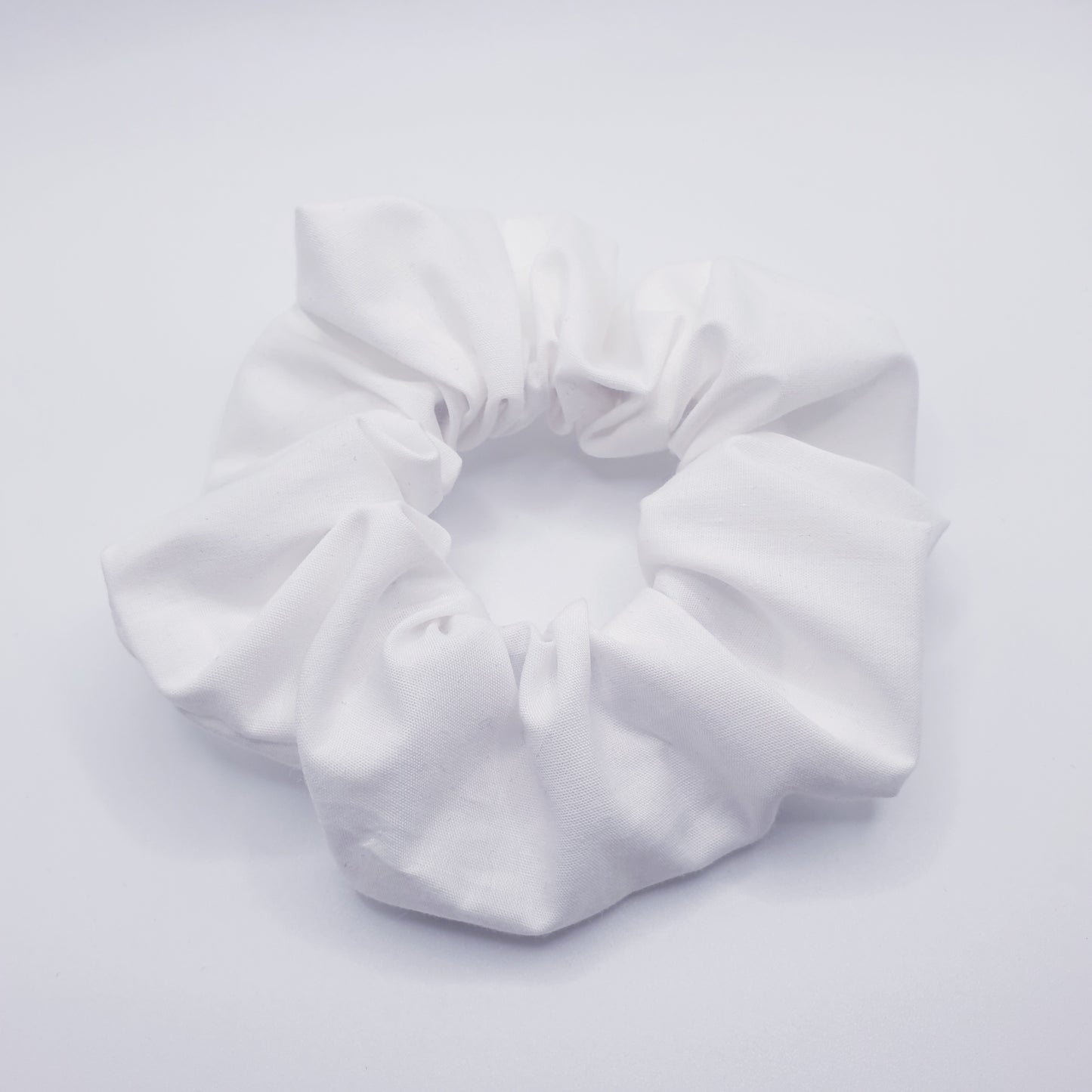 White School Scrunchie