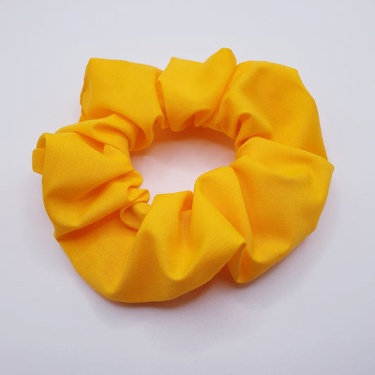 Golden Yellow School Scrunchie